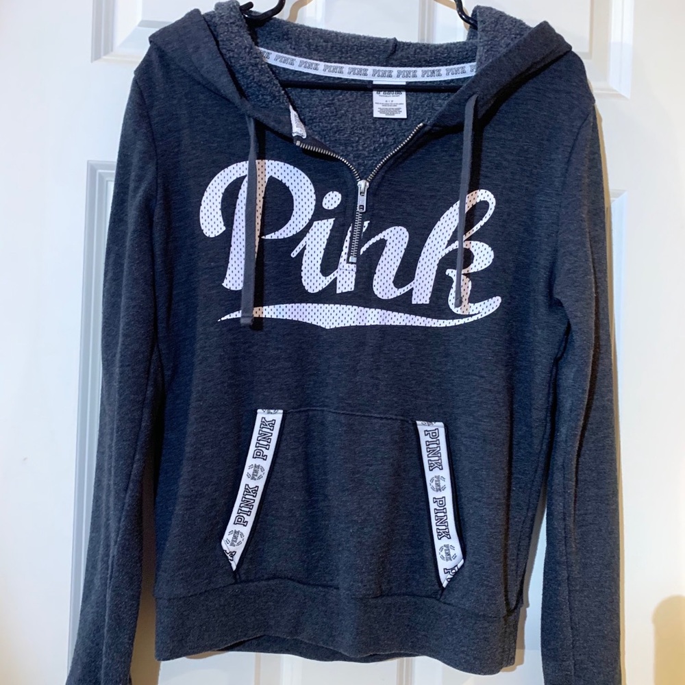 PINK | Victoria’s Secret quarter-zip hoodie